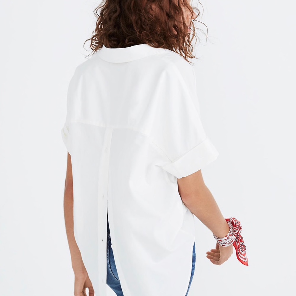 ISO Madewell Courier Button-Back Shirt